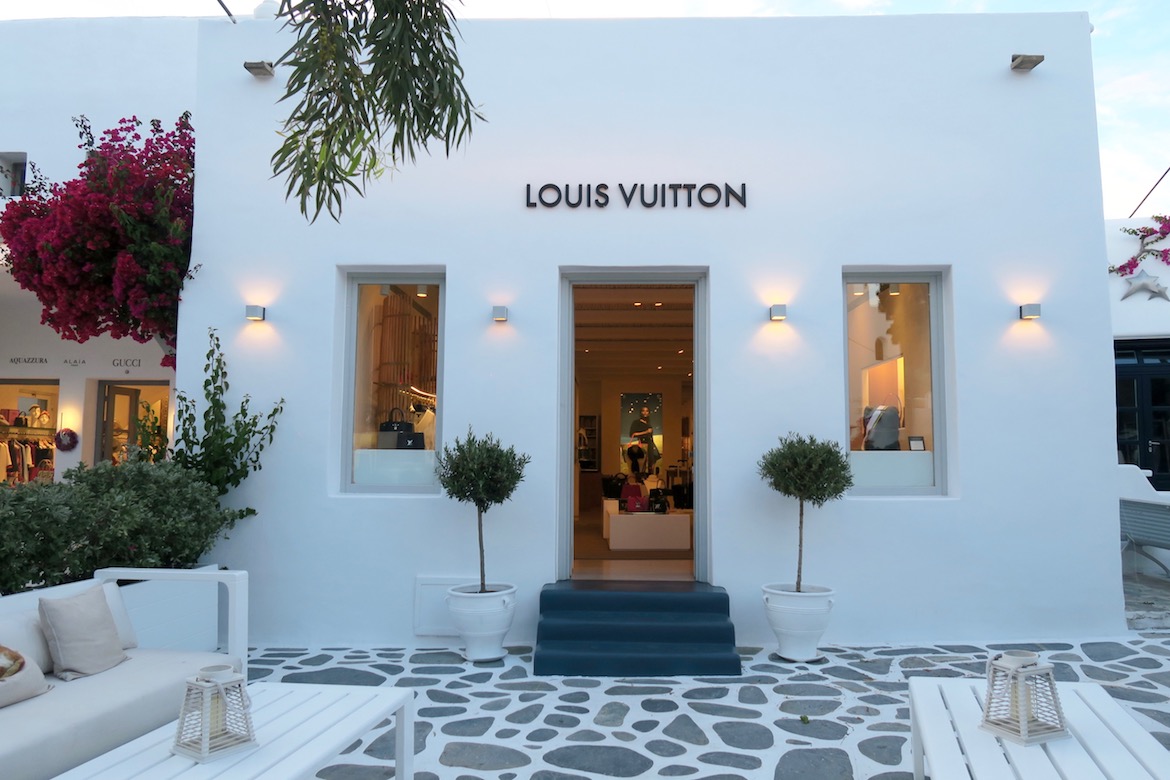 Louis Vuitton in Mykonos - Shop Photos & Map